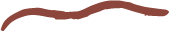 A brown color waved shaped line with no background